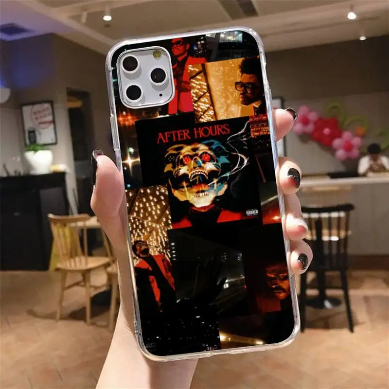 

The Weeknd After Hours design Phone Case Transparent soft For iphone 5 5s 5c se 6 6s 7 8 11 12 plus mini x xs xr pro max