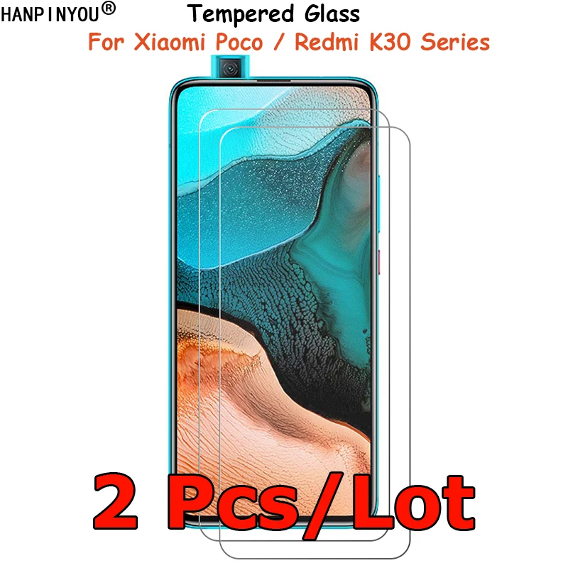 

2 шт./лот для Xiaomi Poco X2 F2 M2 Redmi K30 / K30i / Pro / Zoom защита для экрана из закаленного стекла Взрывозащищенная упрочненная пленка