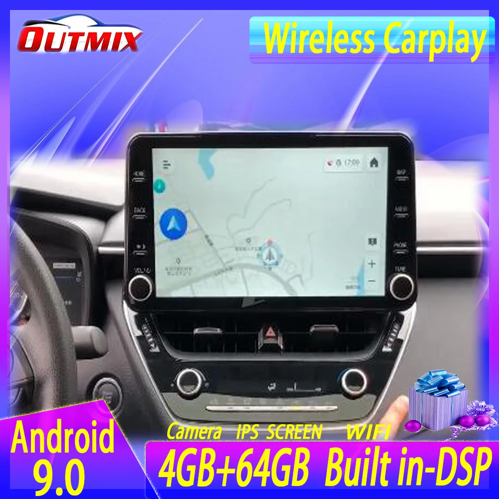 

MAX-PAD 11,8 "1920*1080 HD экран Android для Toyota Corolla 2019 2020 HIFI Navi Head unit Auto Radio Car мультимедийный плеер