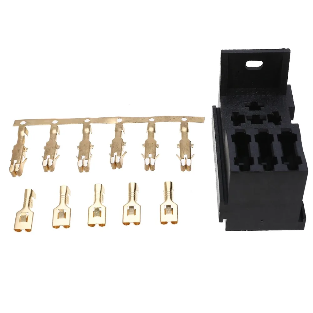 3-канальный автомобильный средней реле коробка плавких предохранителей в сборе с