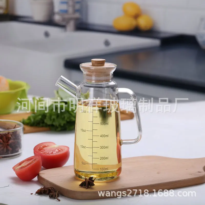 

Heat-resistant leak-proof oil-control oil bottle vinegar bottle anti-corrosion seasoning bottle kitchen utensils Gravy Boats