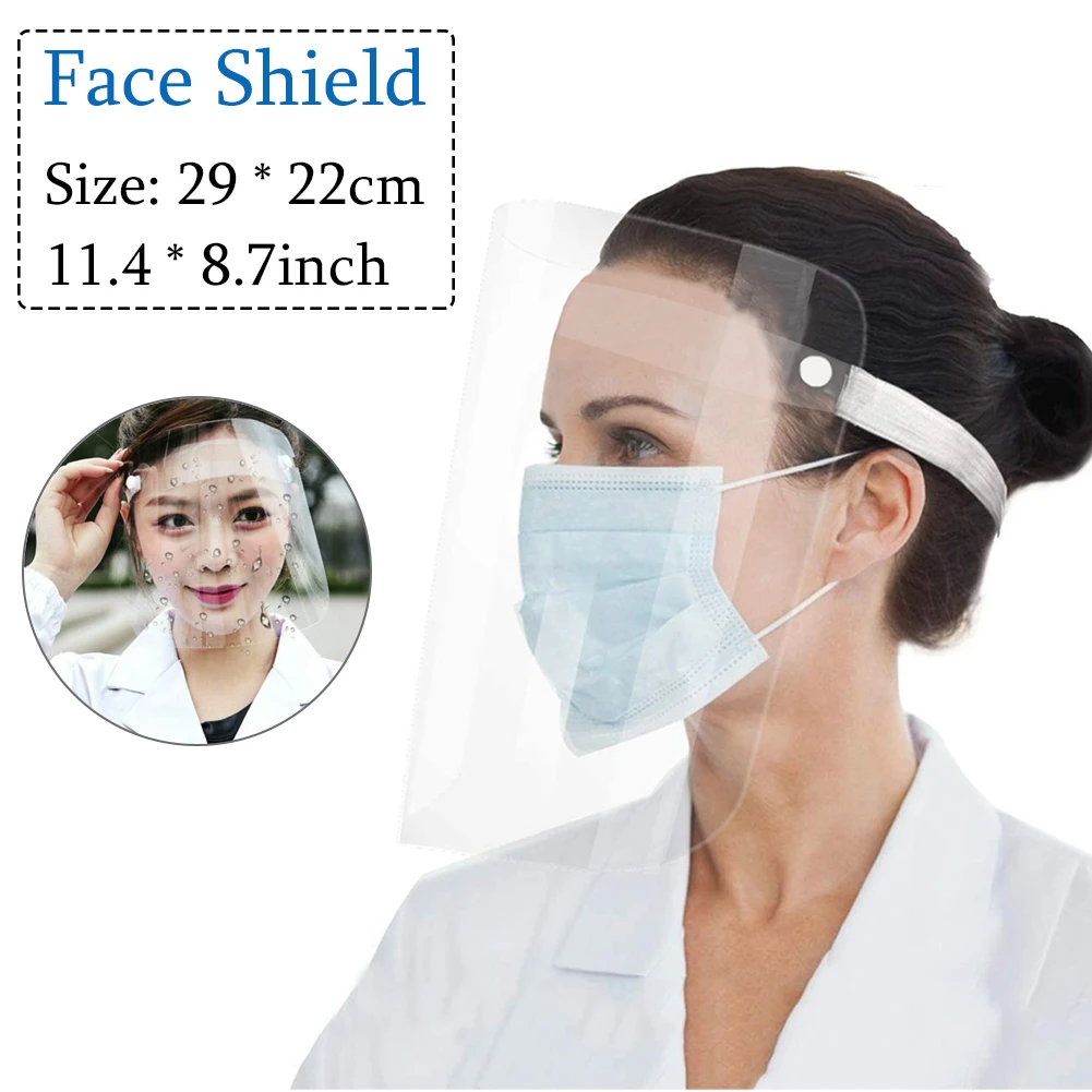 Полнолицевая Защитная крышка с маской для мужчин и женщин безопасный прозрачный