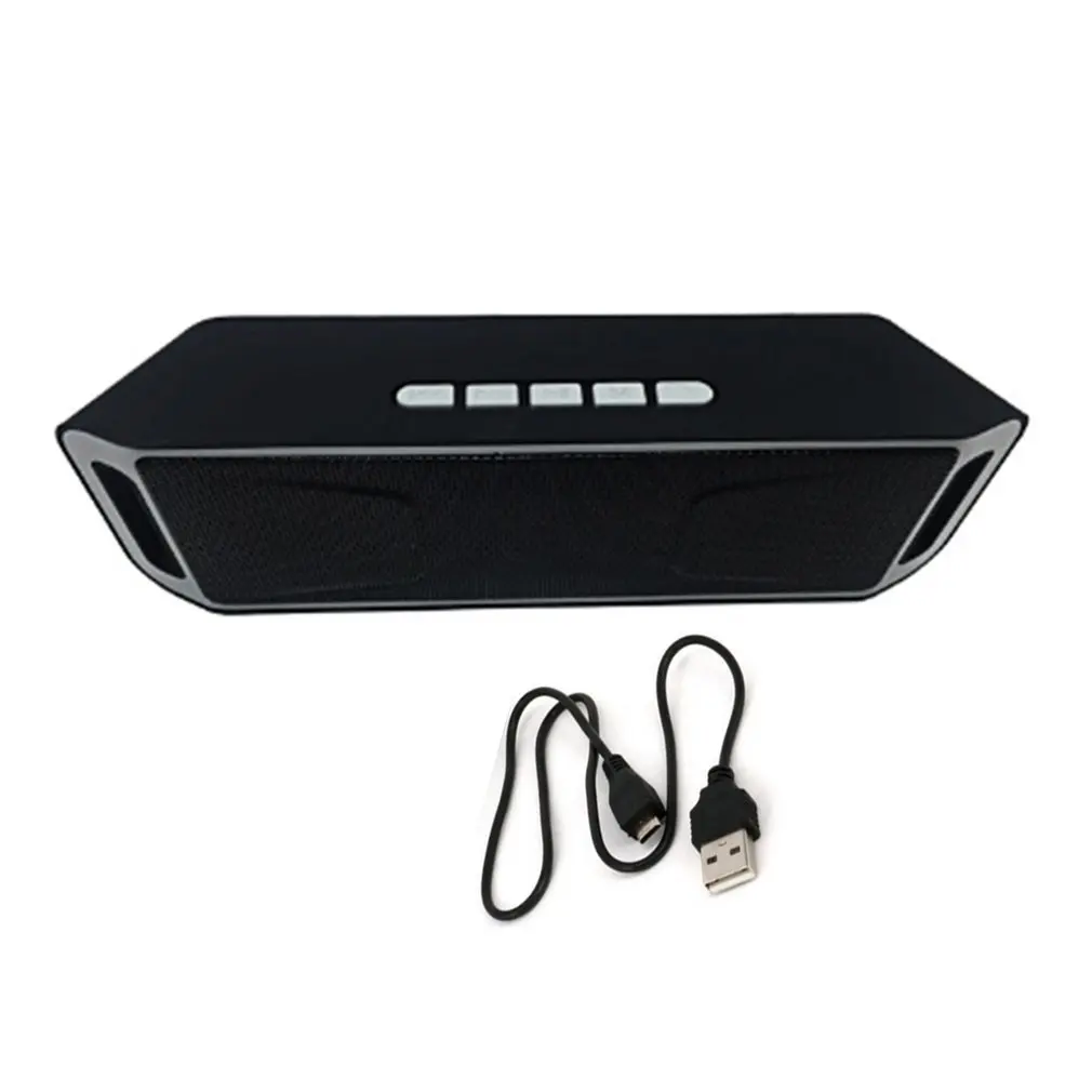 SC208 беспроводной динамик Bluetooth 4 0 стерео сабвуфер поддержка TF USB FM радио