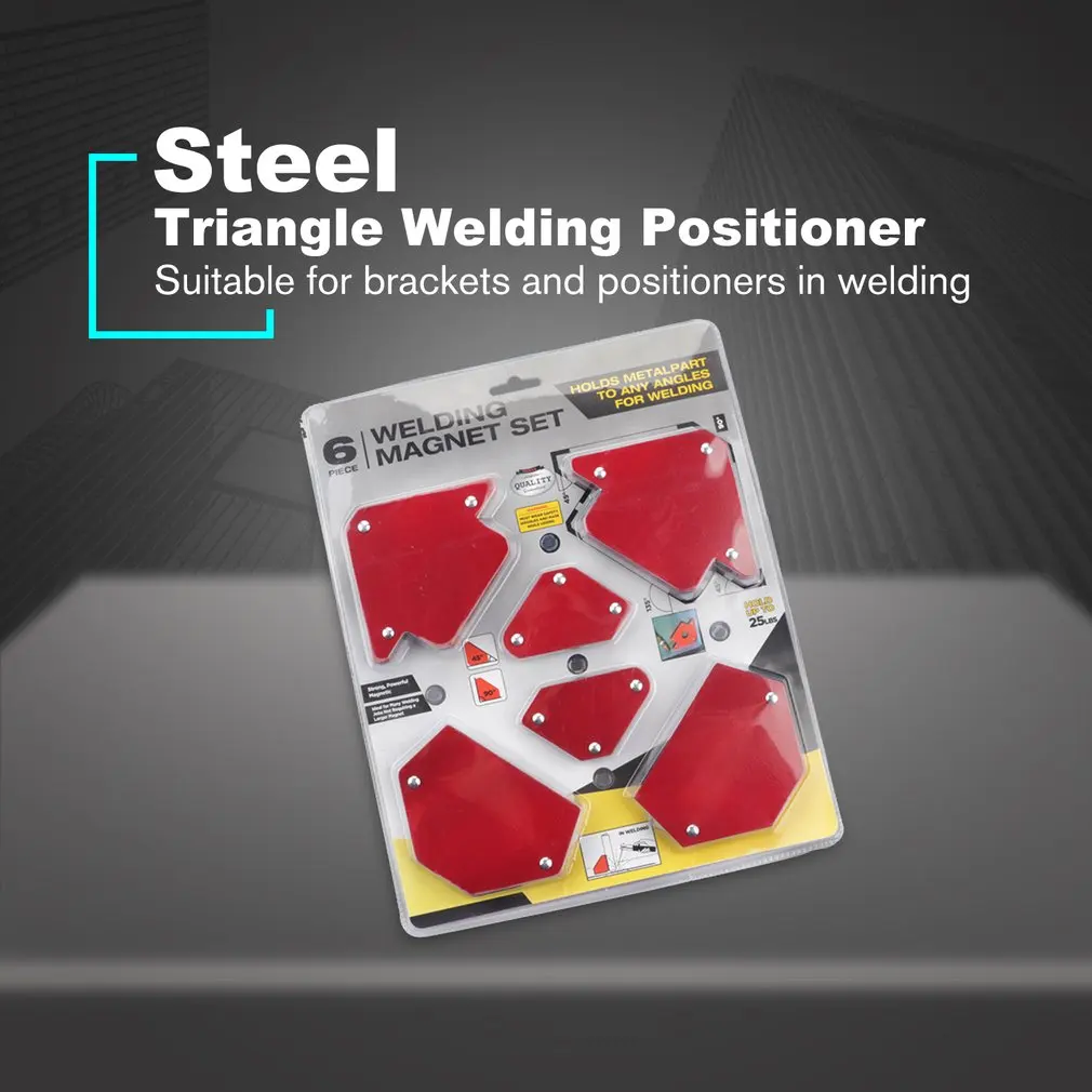 6 шт. сварочный треугольный локатор Сварочный позиционер без переключателя