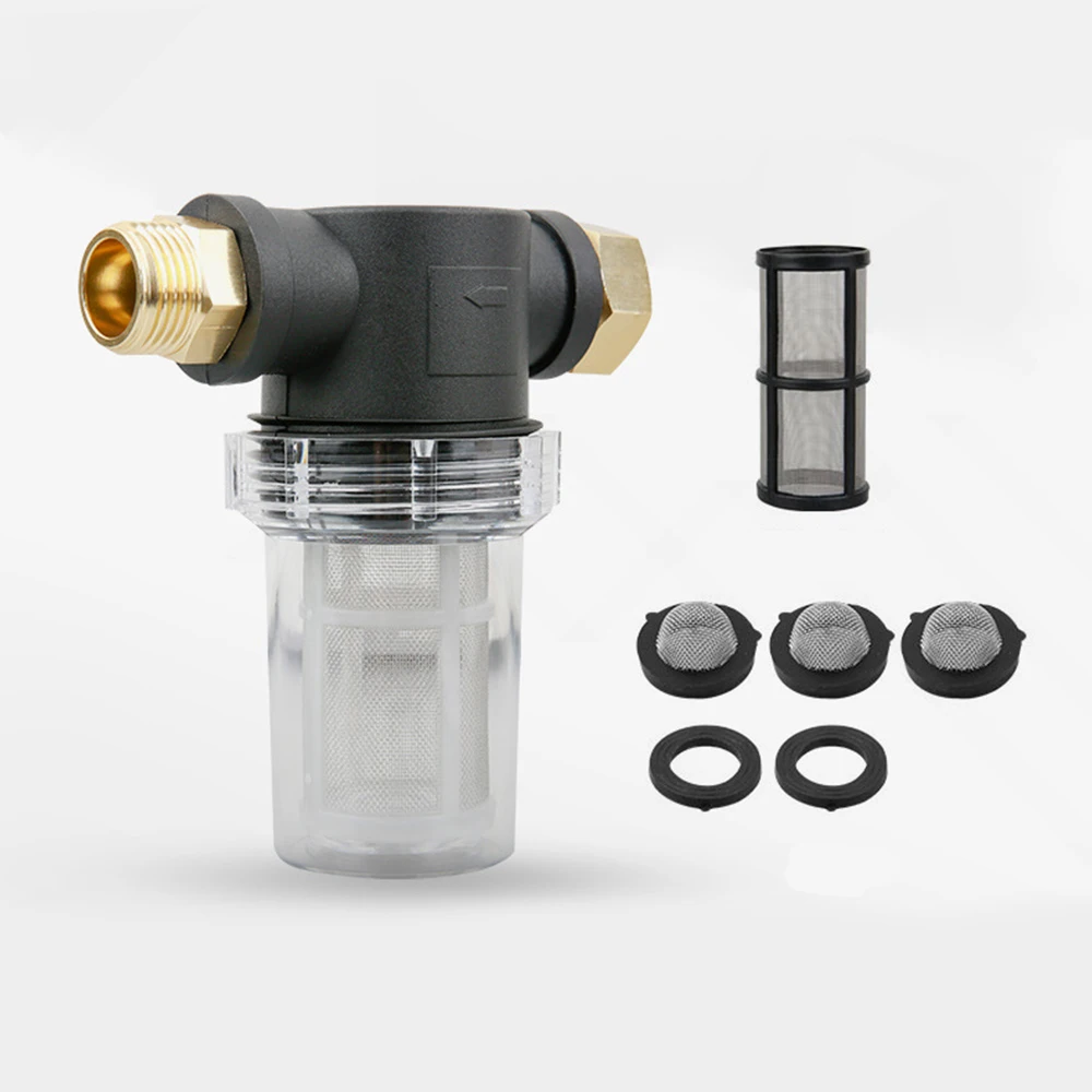 

Чашка с фильтром для мойки высокого давления, из нержавеющей стали, подходит для мойки высокого давления с резьбой 3/4 дюйма