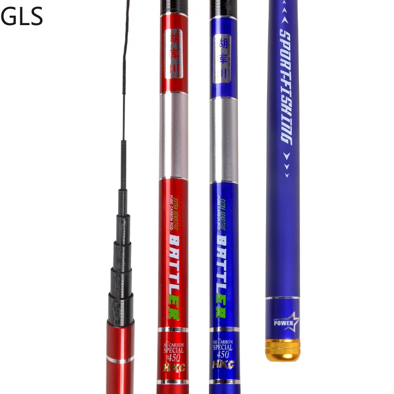 Ультралегкая портативная телескопическая удочка ультратонкая ручная