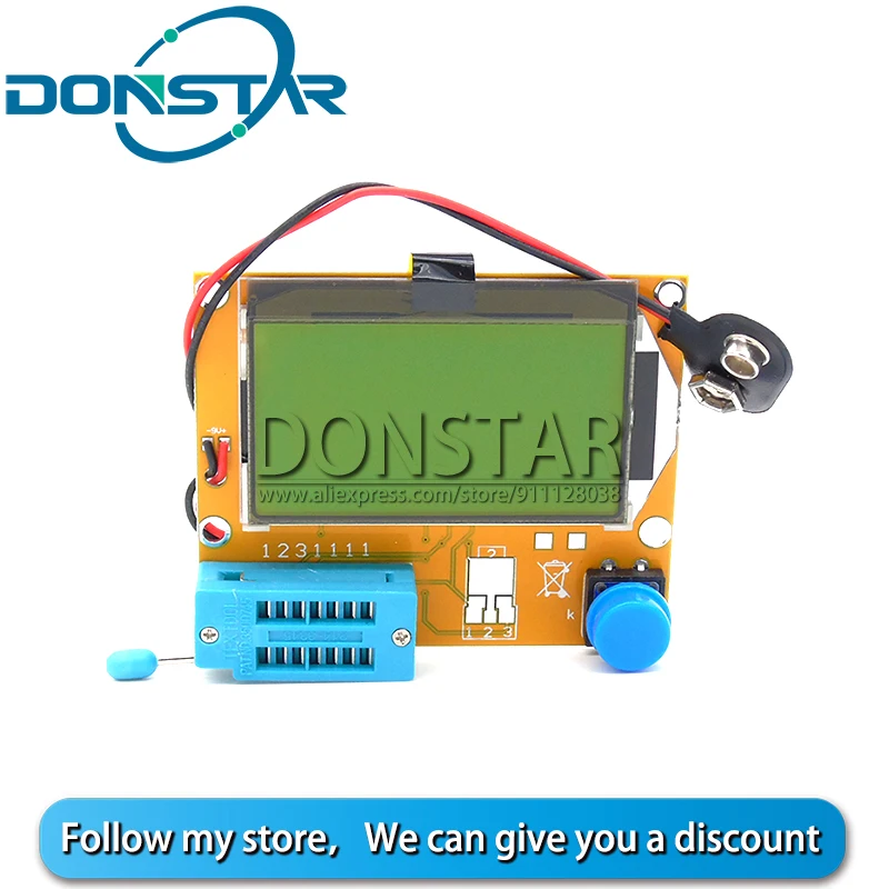 LCR-T4 измеритель транзисторов тестер диодов резисторов триодов емкости СКВ