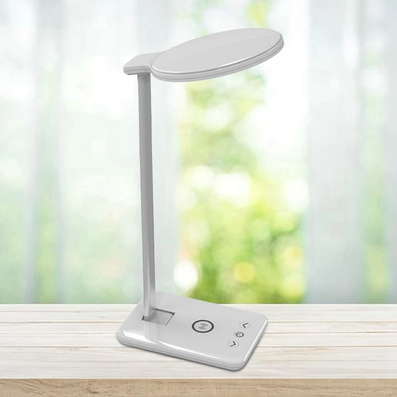 Светодиодная настольная лампа + Беспроводное зарядное устройство 10 Вт для Apple