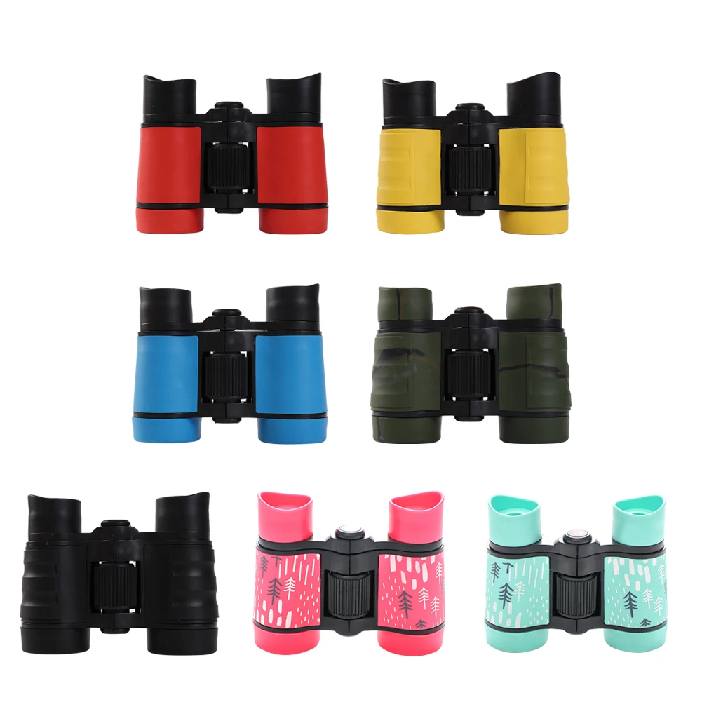4x30мм Детский бинокль для пляжного путешествия наблюдение за птицами обучающий