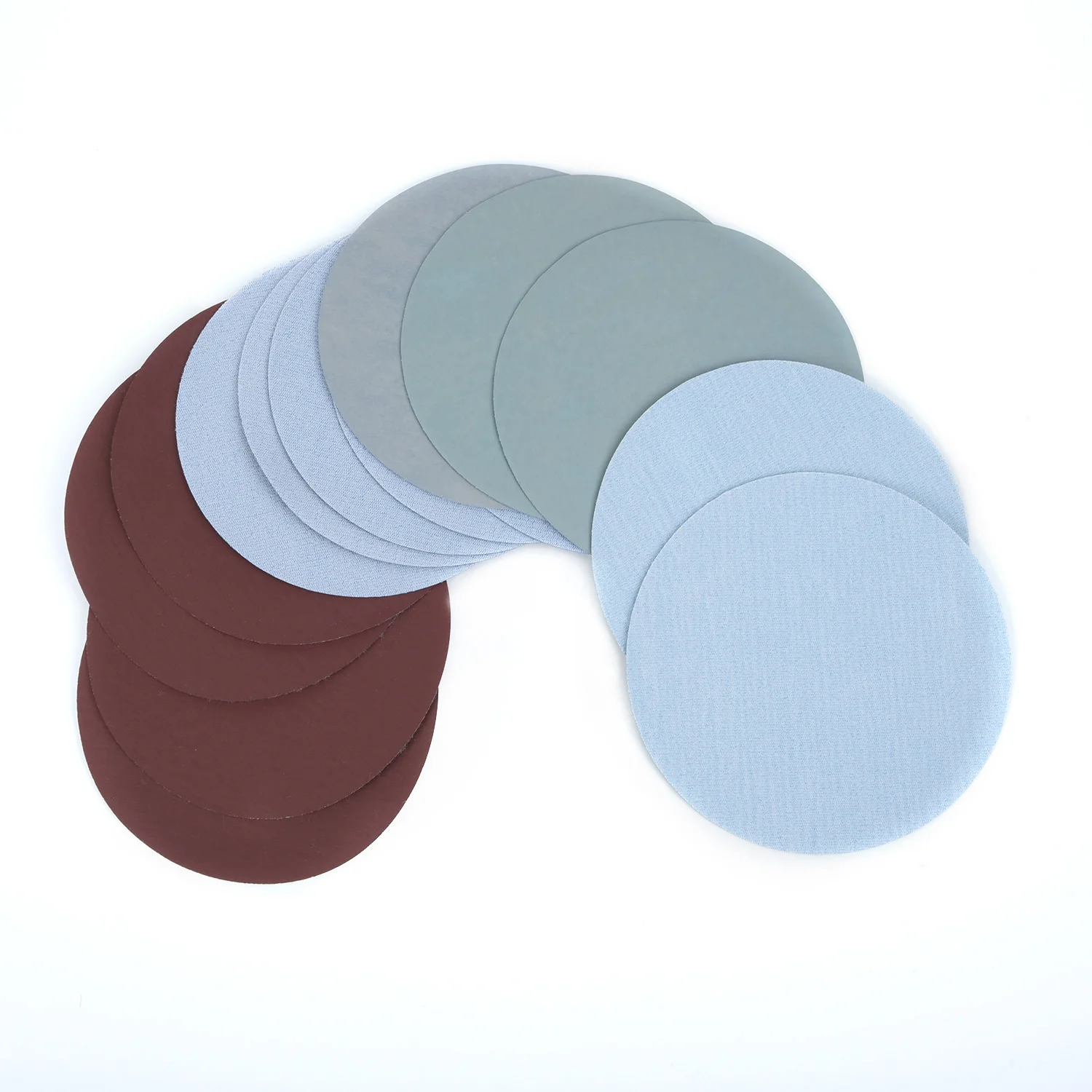 

Grit Sand Paper Flocking Sandpaper Discs Hook Loop 125mm 1000# /1500# /2000# Set