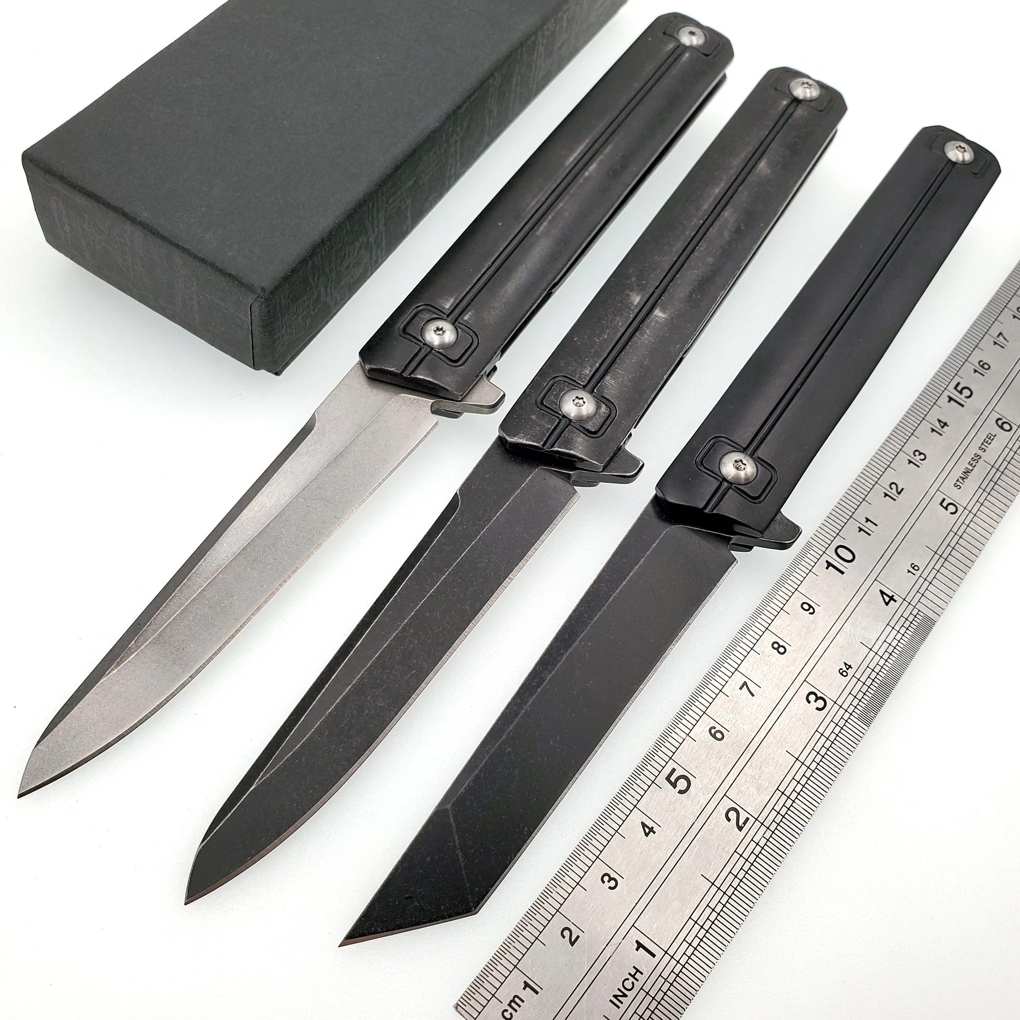 Складной нож JSSQ Qwaiken 9Cr18Mov шарикоподшипник для выживания на открытом воздухе