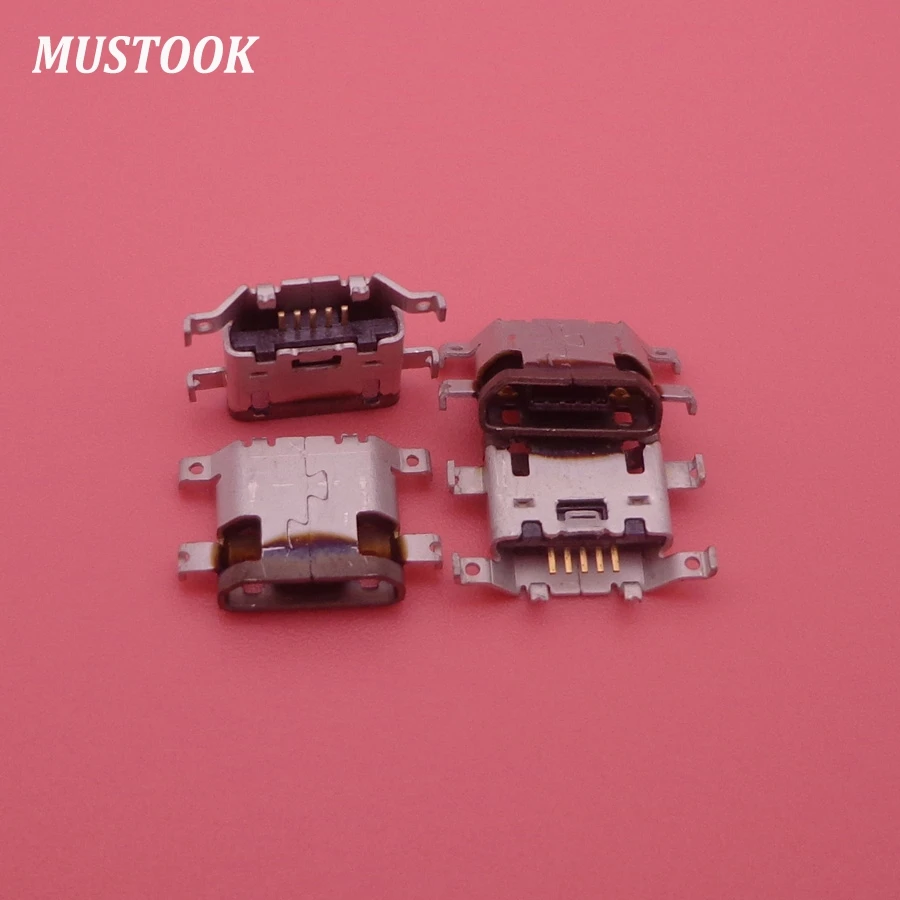 500 шт./лот для MOTO G4 Plus XT1641 XT1644 Micro mini USB разъем подключения зарядного порта 5 pin|charging