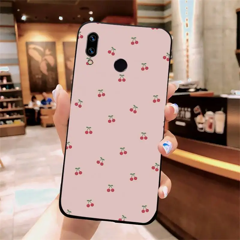 

Fruit cherry Phone Case For Xiaomi Redmi note 7 8 9 t k30 max3 9 s 10 pro lite
