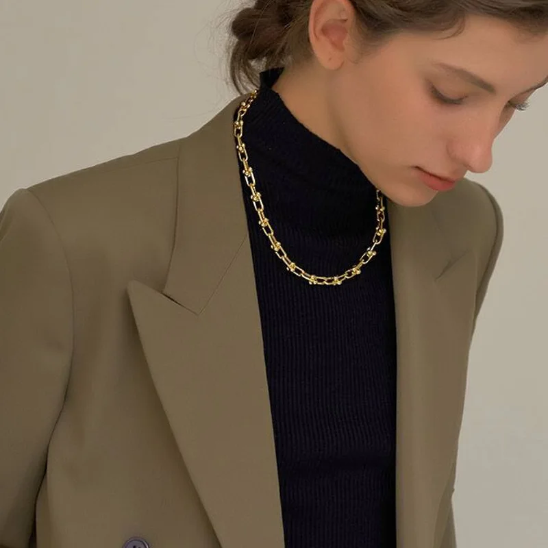 Цепочка-чокер Женская многослойная толстая | Украшения и аксессуары