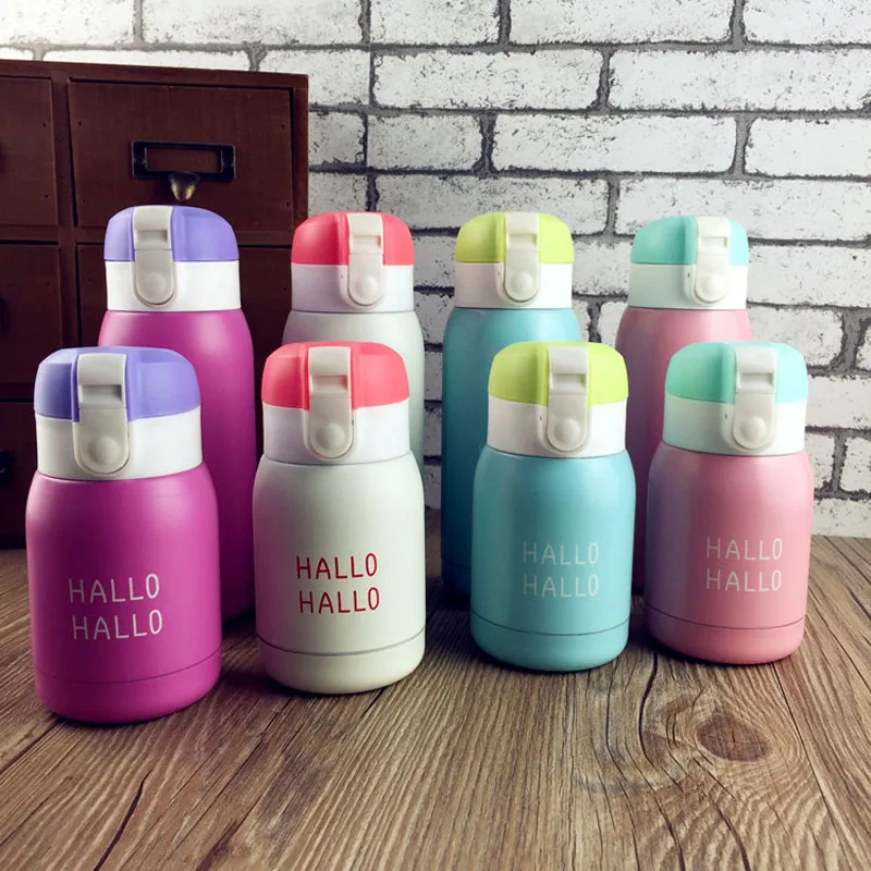 180/350 мл Термос Из Нержавеющей Стали Изолированная бутылка для воды Кофе Молоко