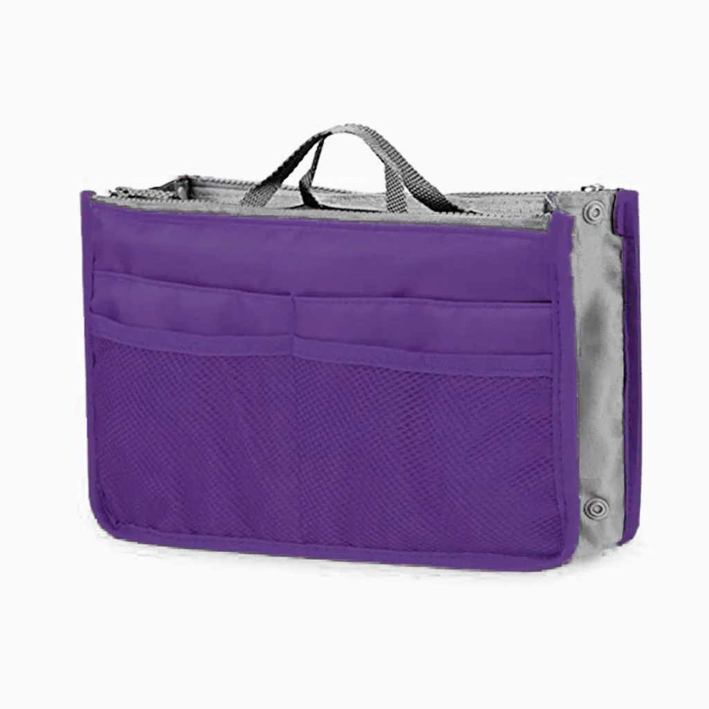 Женская вместительная сумка Органайзер для путешествий с сетчатым карманом #