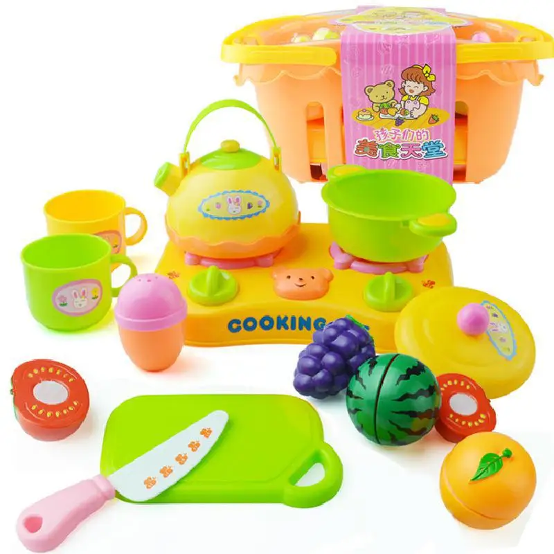 

Children's Play House Assembled Educational Toys Cut Fruits And Vegetables Early Education Hands-on Ability Kitchen Toy