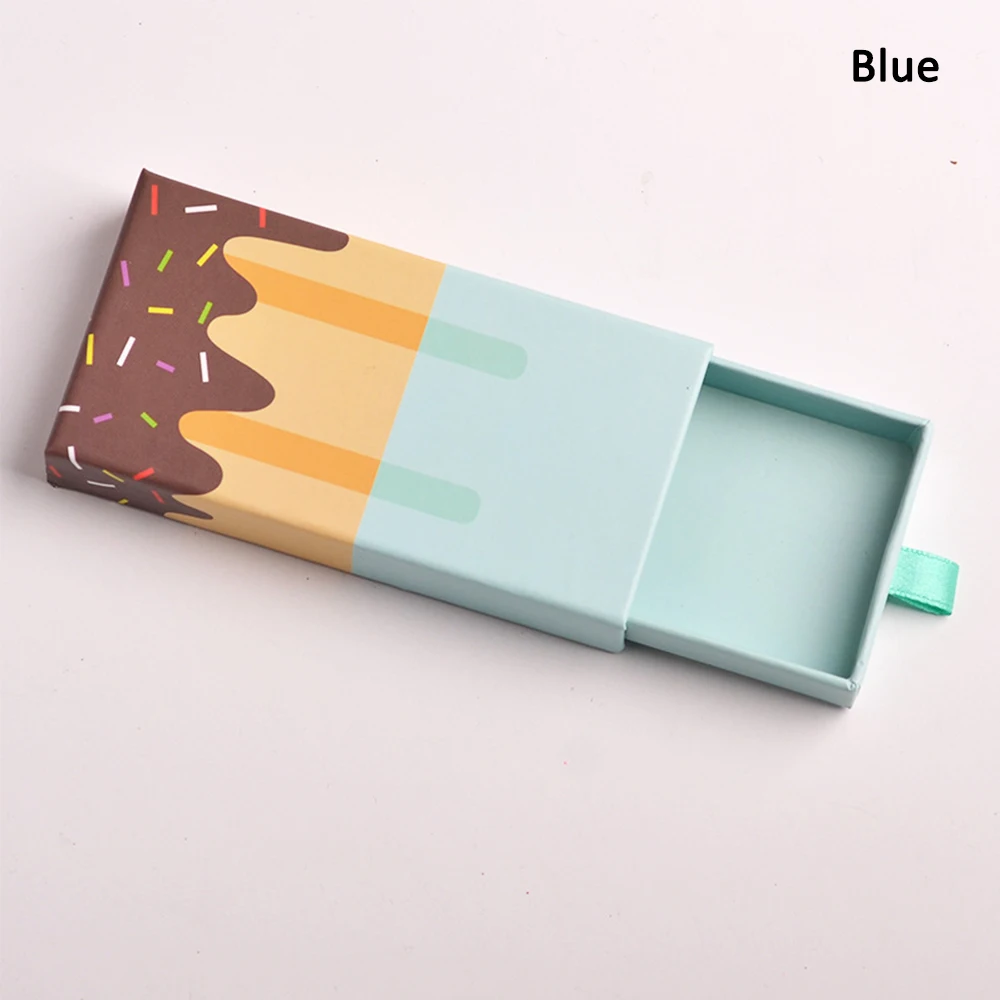 1 шт мороженое пустой чехол для ресниц коробка хранения упаковка накладных