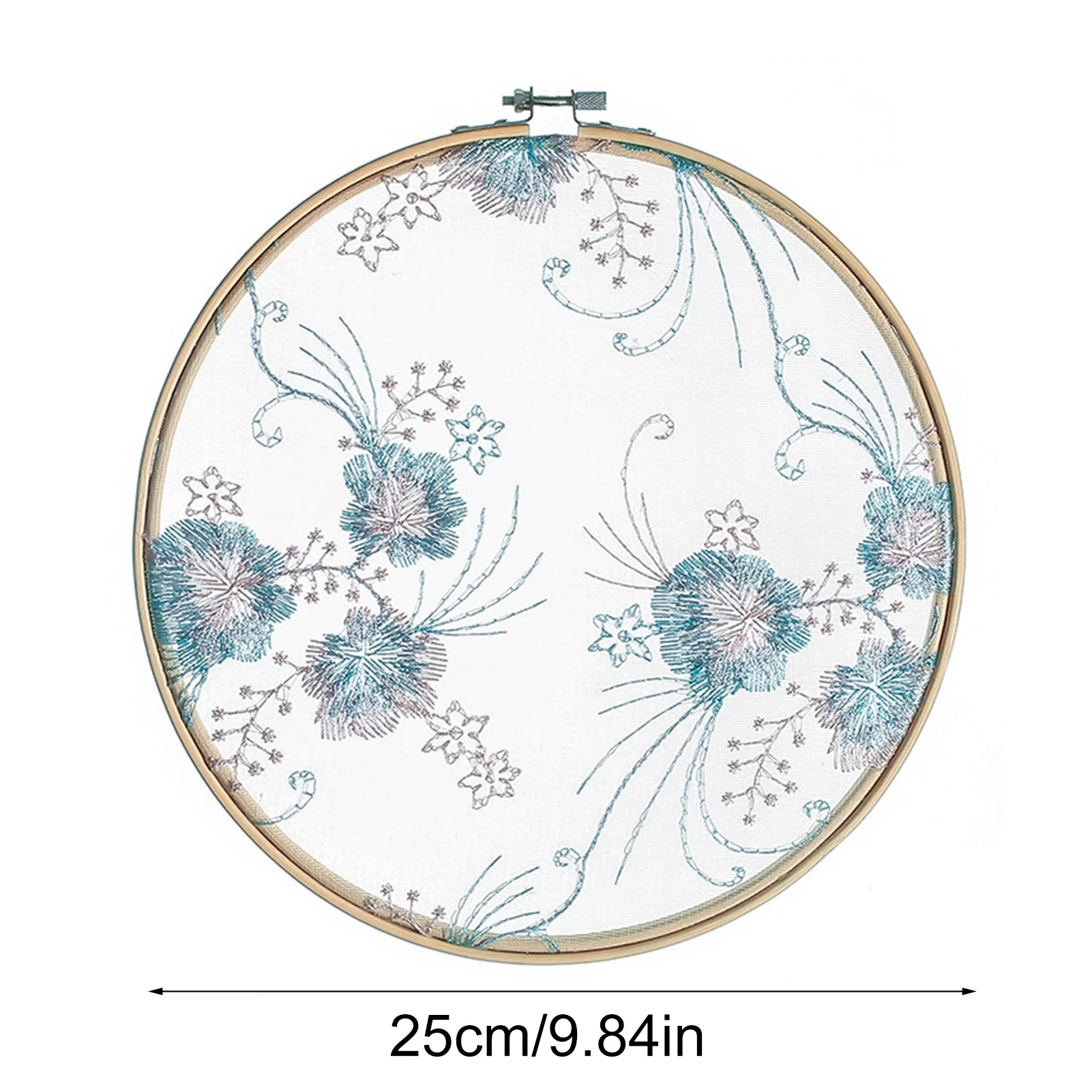 

Embroidery Wall Ornament Handmade Pendant Art Hanging Handcraft Home Room Wedding Decoration