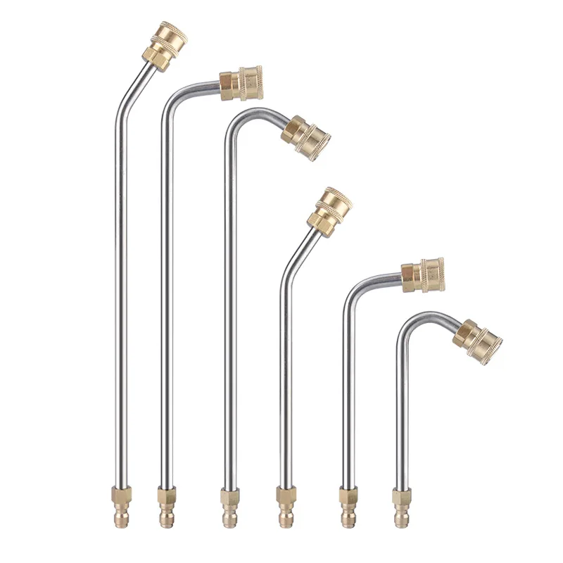 Изогнутая насадка для мойки высокого давления БЫСТРОРАЗЪЕМНАЯ трубка 1/4 дюйма |