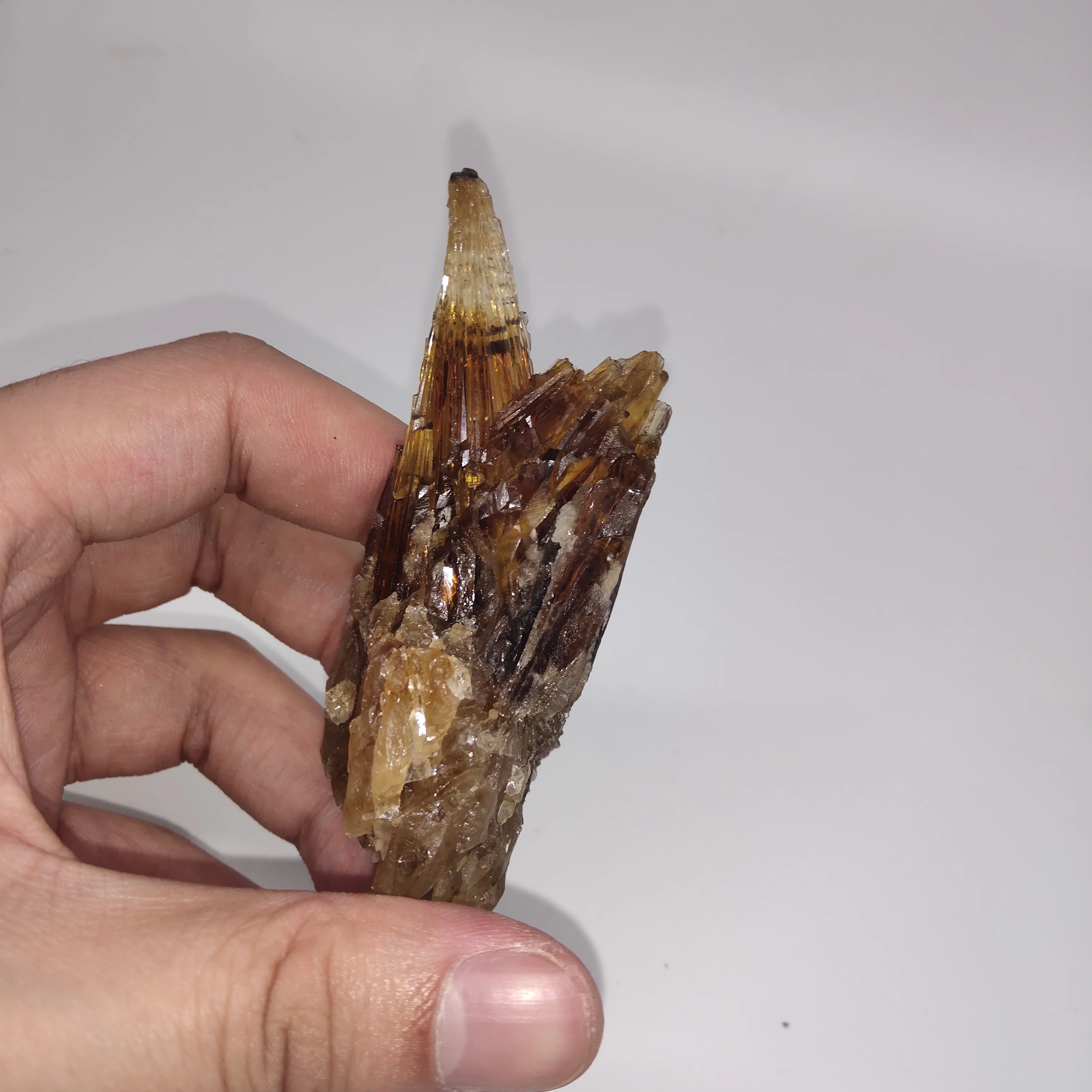 82 г натуральный камень Желтый Янтарный кальцитовый образец Горячая Распродажа $