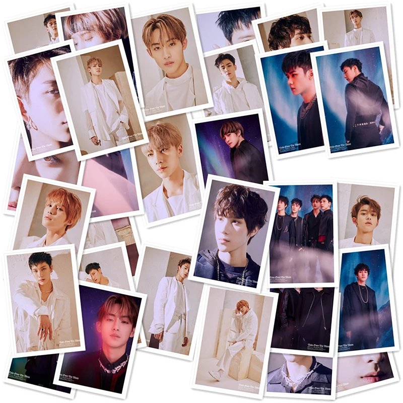 Kpop WayV &ltLove Talk&gt Polaroid Photo Lomo Cards Fashion K-POP NCT Fans Коллекция подарков металлическая