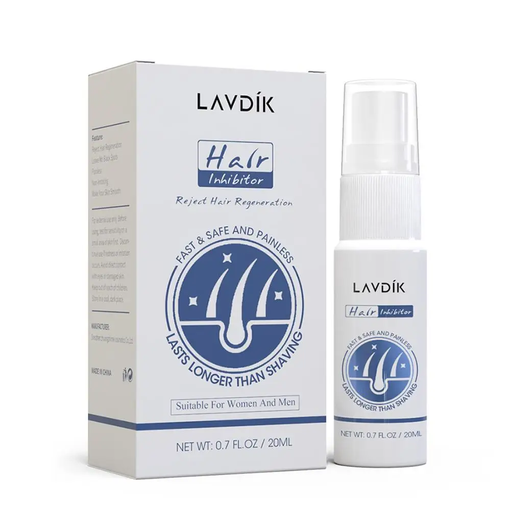 

30ml Permanant Hair Growth Removal Inhibitor Spray Bikini Legs Beard Body Intimate Painless Hair Stop Armpit Q5Y1