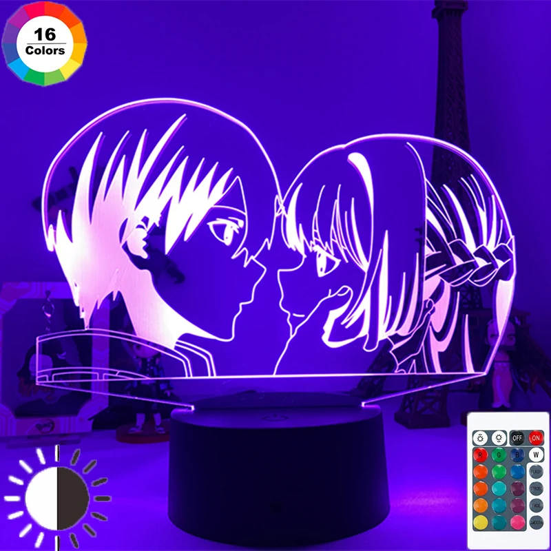 

Игровой Danganronpa V3 Killing Harmony Kiss 3D светодиодный Ночник светильник для игры 3D лампа для декора спальни детский подарок на день рождения ночной Св...