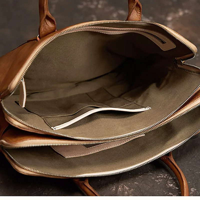 Сумка AETOO из воловьей кожи с верхним слоем винтажная сумка через плечо