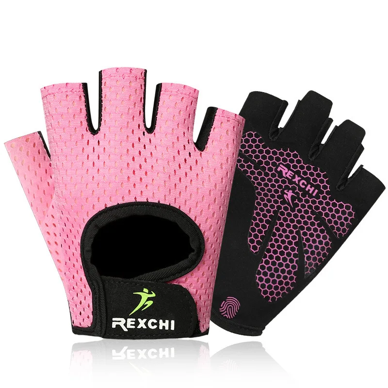 

Professional Fitness Gloves Non-Slip Yoga Exercise Half Finger Men Women Power Weight Lifting Hand Protector Cycling accessory
