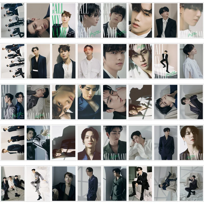 Мини-альбом Kpop GOT7 10th &ltCall My имя&gt Polaroid Photo Lomo Card K-POP коллекционные подарки для