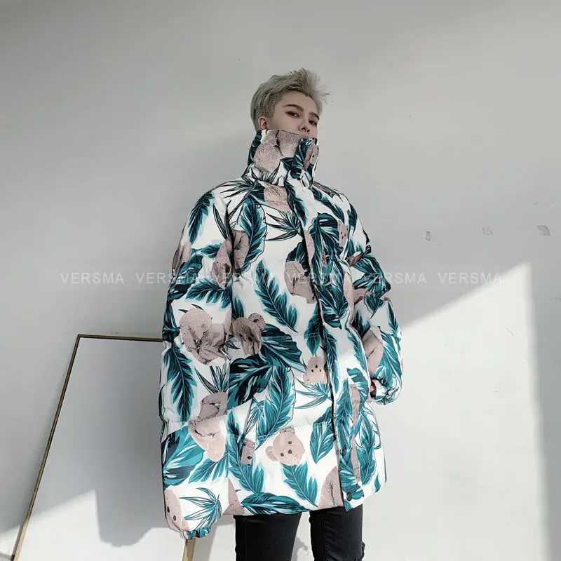 VERSMA Корейская теплая куртка пуховик для пилота зимняя Мужская водонепроницаемая