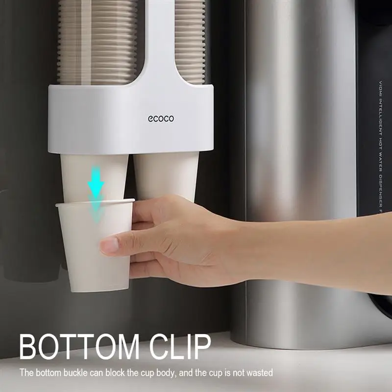 

Disposable Paper Cups Dispenser Plastic Cup Holder for Water Dispenser Wall Mounted AutomCon Plast Wall