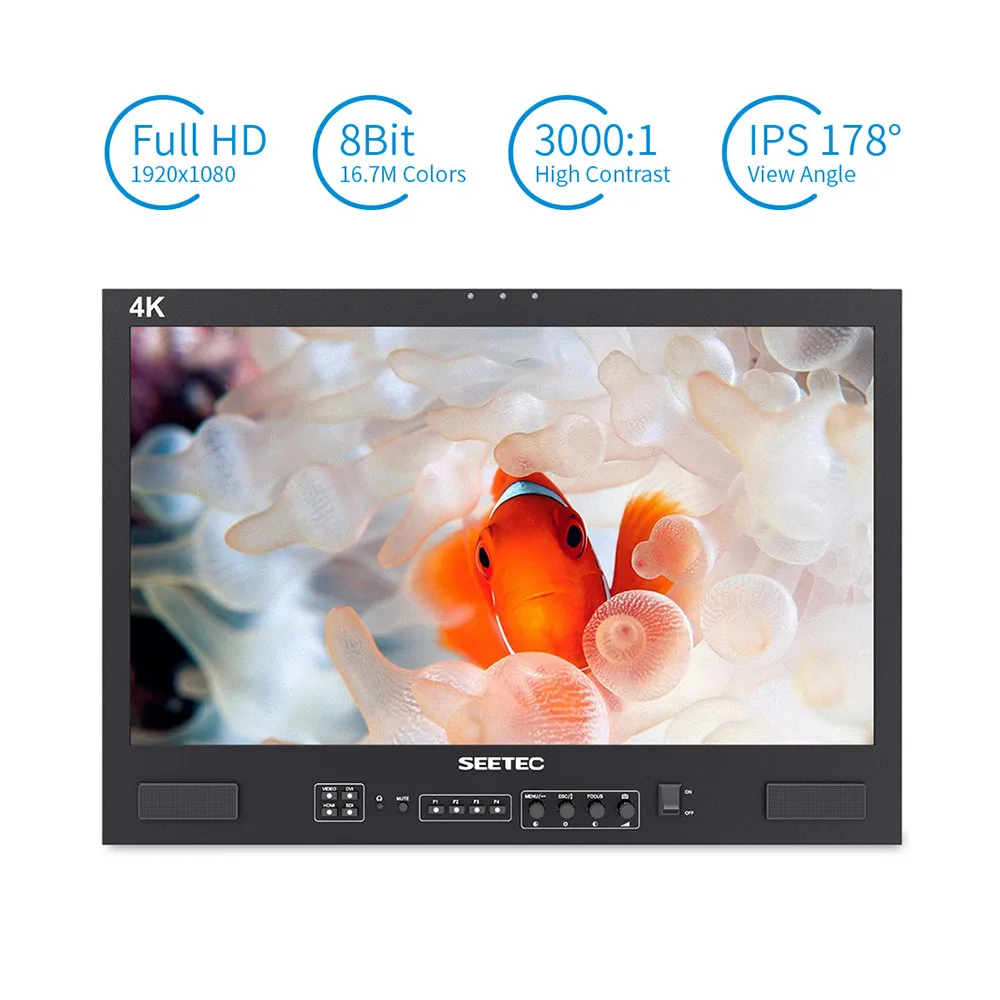 SEETEC FS215 S4K 21 5 дюйма 3G SDI 4K HDMI RS485 вещания студия монитор IPS Full HD 1920x1080|Мониторы| |