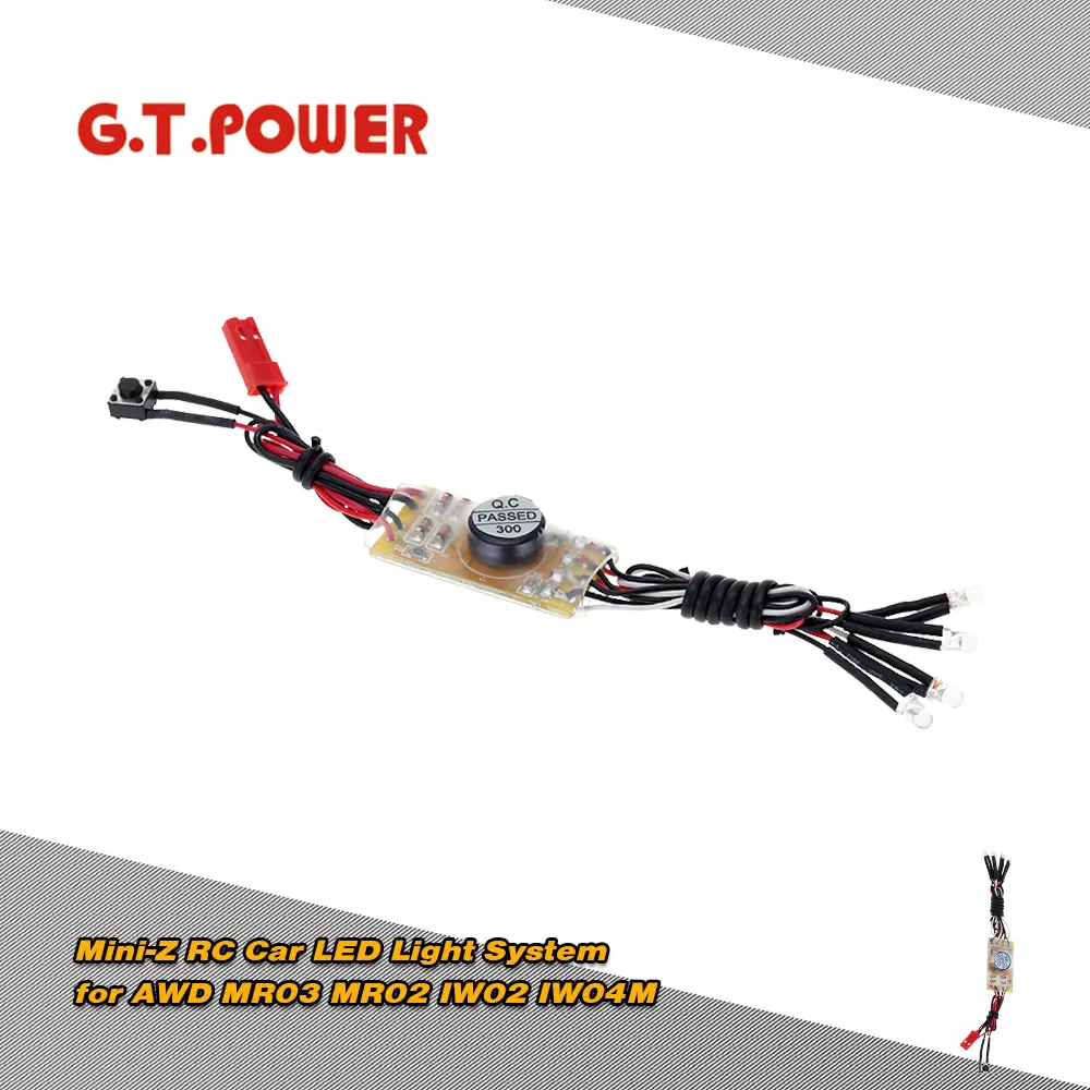 G. T. POWER Mini Z RC автомобильная светодиодная система для AWD MR03 MR02 IW02 IW04M|Детали и