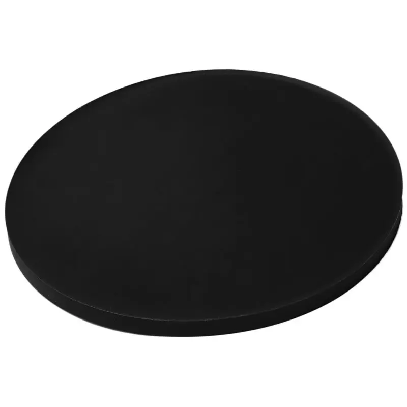 

Silicone Black Drink Coasters Set of 8 Non-slip Round Soft Sleek and Durable Easy to Clean Black