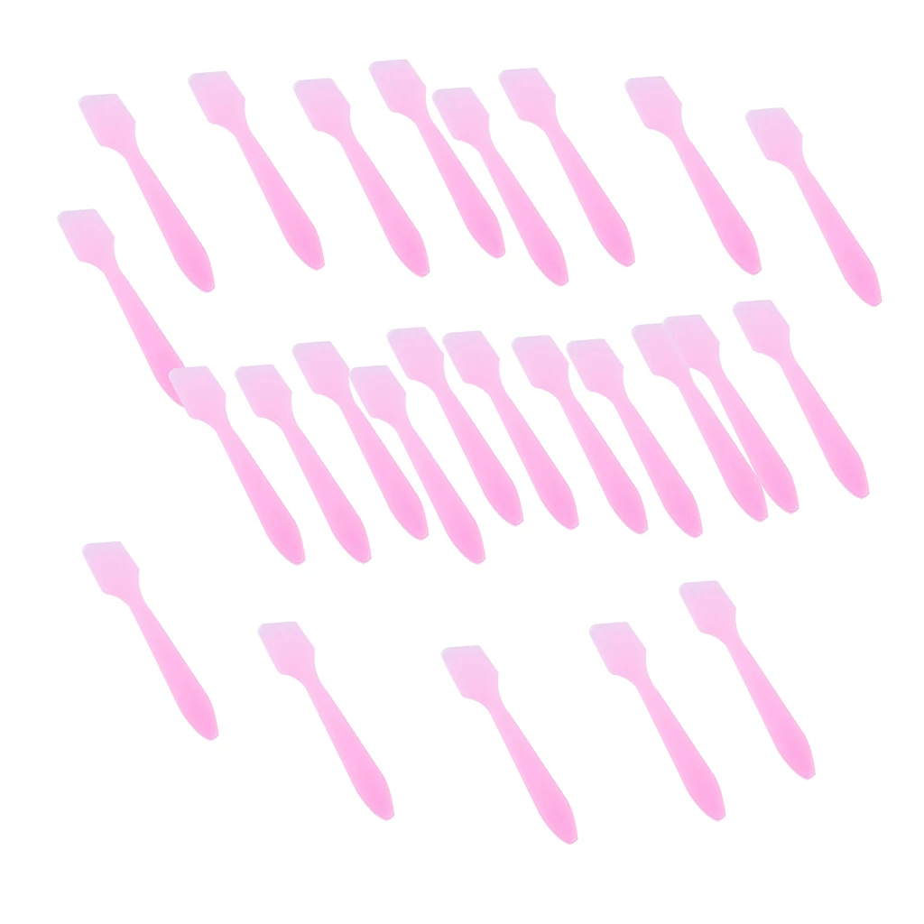 100 шт пластиковый шпатель одноразовая Косметическая ложка для ухода за кожей