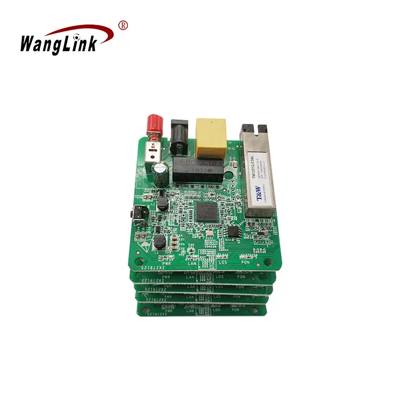 Wanglink EPON ONU Gigabit 1-port PCB board ZTE chipset, ONU EPON FTTH terminal equipment