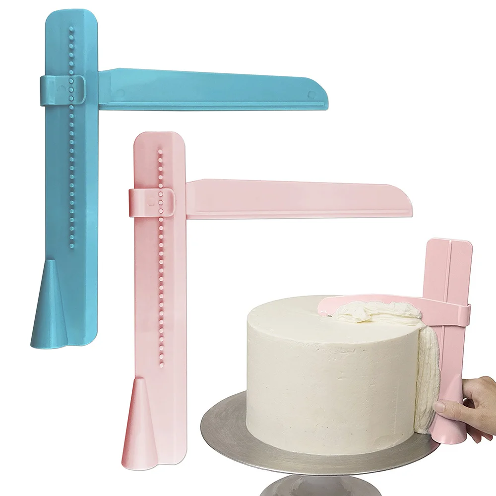 

Cake Scraper Convenient Adjustable Fondant Spatulas Cake Edge Smoother Cream Decorating DIY Bakeware Tableware Kitchen Cake Tool