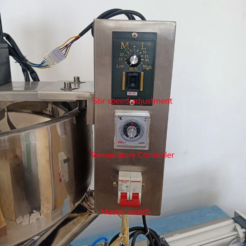 Машина для наполнения пасты с одним соплом 5-5000 мл машина количественным нагревом