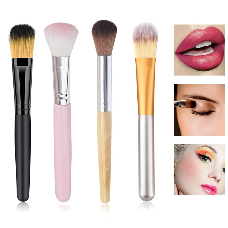 Кисть для макияжа плоской основы HD нанесение растушевка кисть жидкого крема CLA88 |