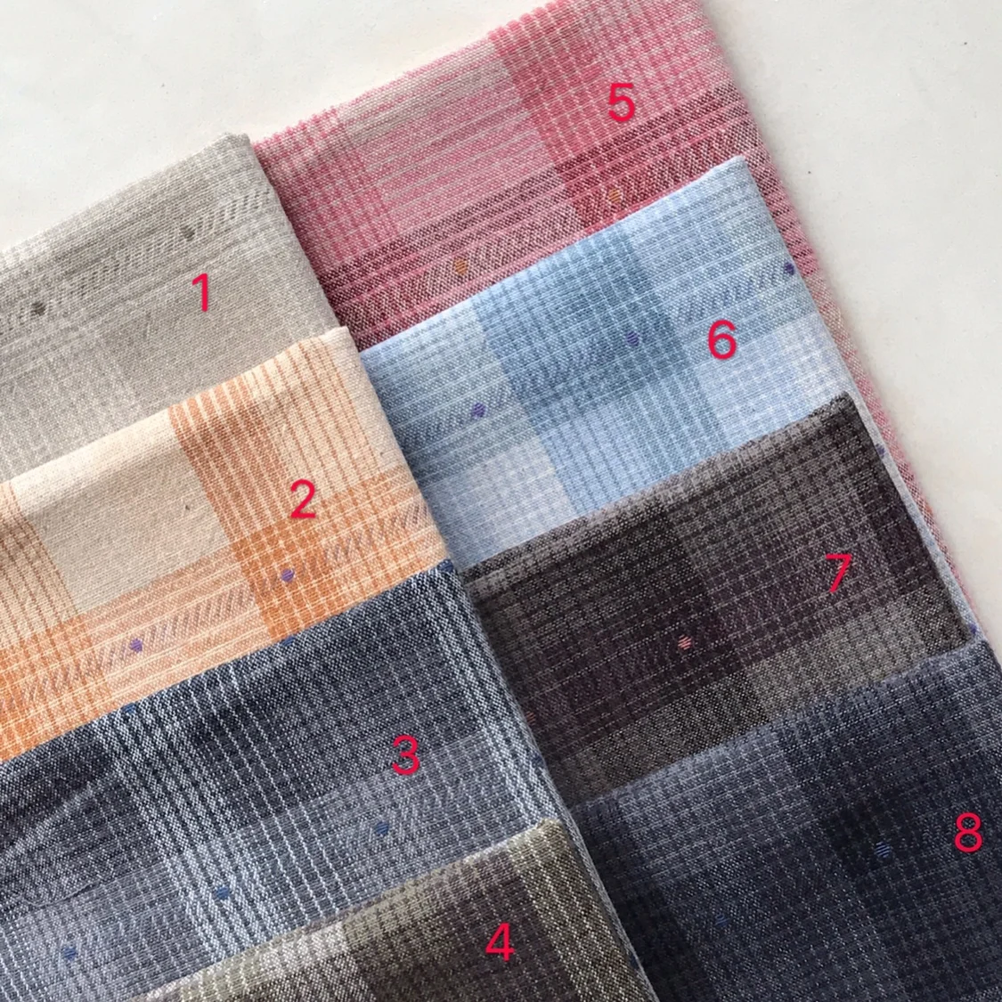 Маленькая ткань сделай сам японская групповая из окрашенной пряжи для шитья