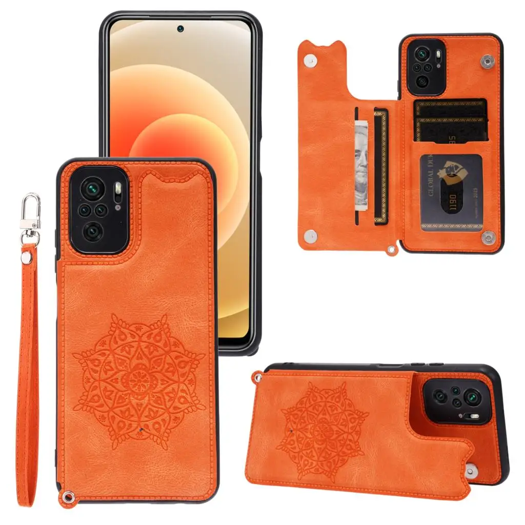 

Кожаный чехол с рисунком мандалы для Xiaomi Redmi Note 10/Note10 Lite