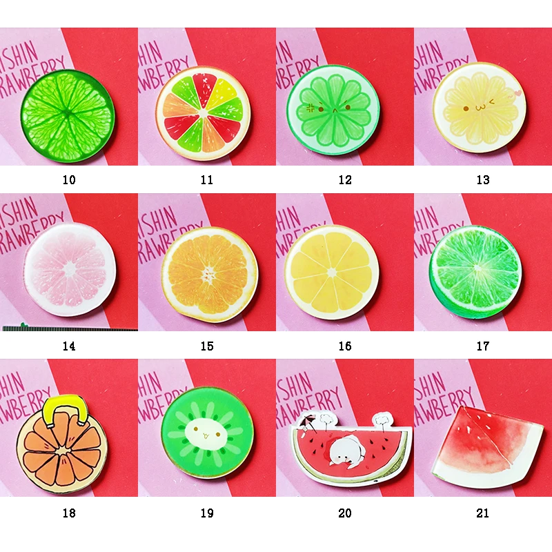 Рождество мультфильм фрукты акрил кухня декоративный магнит на холодильник