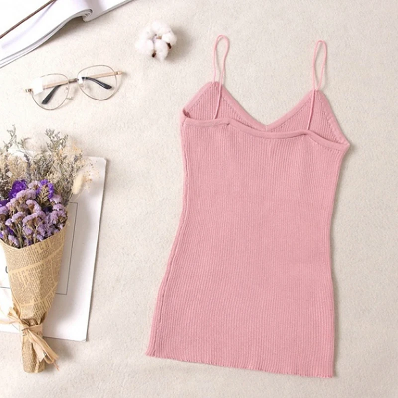 pink Новые модные женские белые черные кружевные Топики, сексуальные кружевные топики на тонких бретельках, топы, одноцветные Топики, женские топики IU931957 - Цвет: pink
