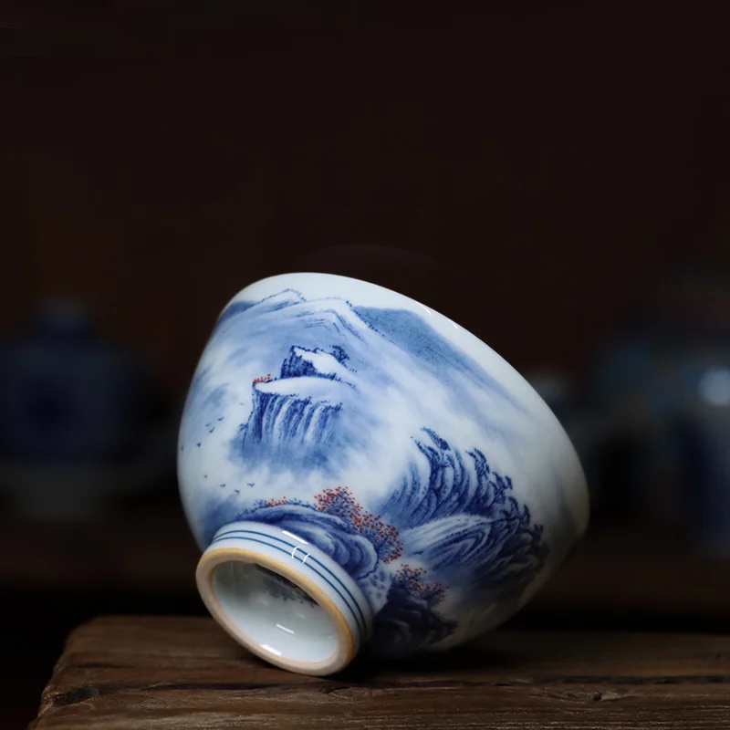 JingLin escondido volando el paisaje completo, pasi&oacute;n art&iacute;stica, taza del coraz&oacute;n, 130 cc-2