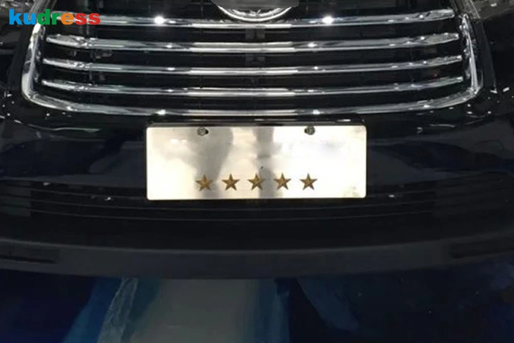 Для Toyota Highlander 2014 2015 АБС хромированная Защитная панель для переднего Центр