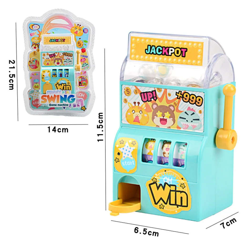 1 шт. Lucky Mini Doll Jackpot слот машина антистресс Развивающие игрушки для детей игры подарки на день рождения Дети безопасная машина# p4