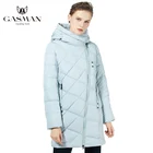 Куртка GASMAN 2021, Новая зимняя женская пуховая, женское модное пальто с капюшоном, теплая парка, верхняя одежда для женщин, высокое качество, 18806