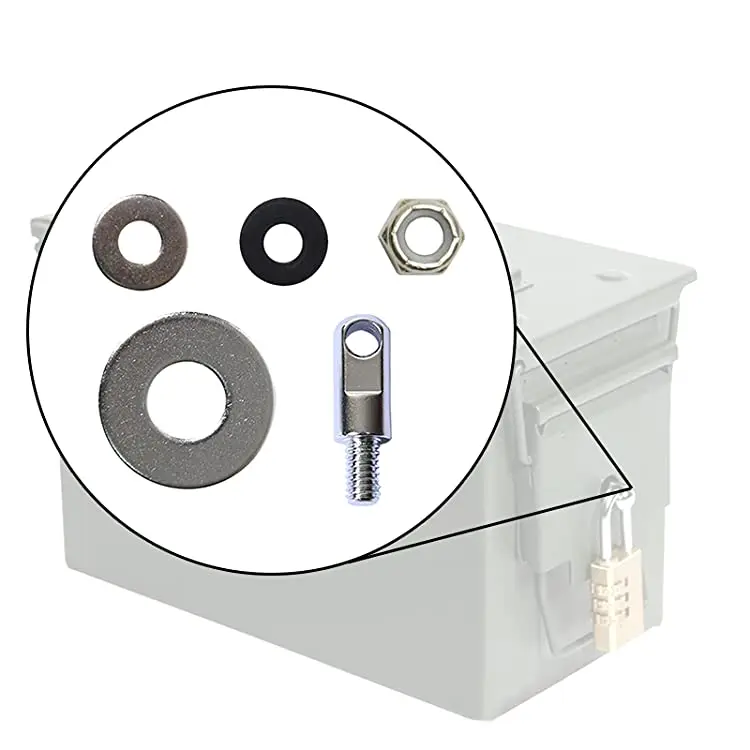 2 шт. в наборе жестянка с боеприпасами замков роллингов комплект закрывающийся